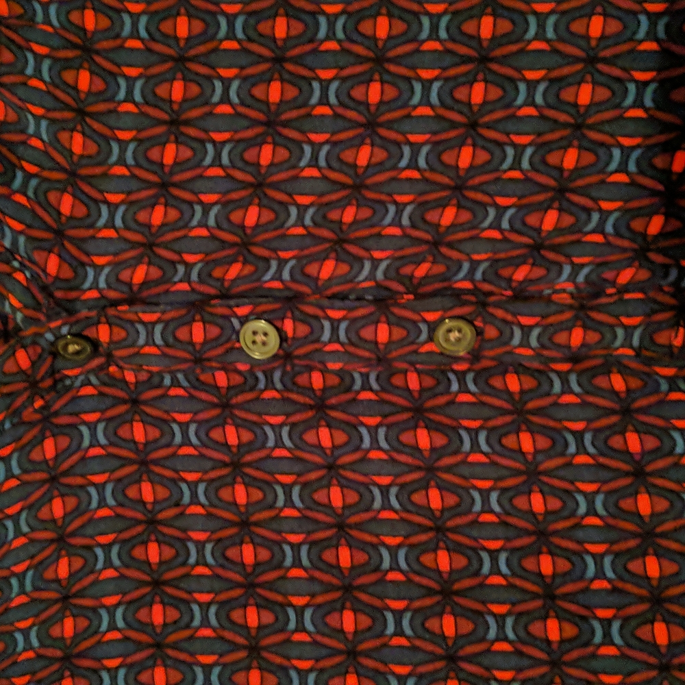 Gap * Midi Shift Dress Button Front Size Small - image 4